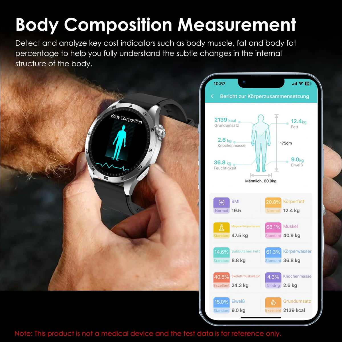 Ecg Ppg Smart Watch With Blood Pressure And Oxygen Monitor