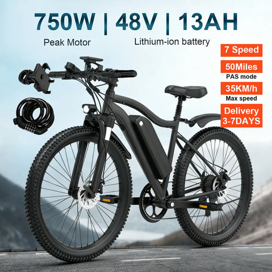 Toofly Electric Mountain Bike 500W With Removable Battery