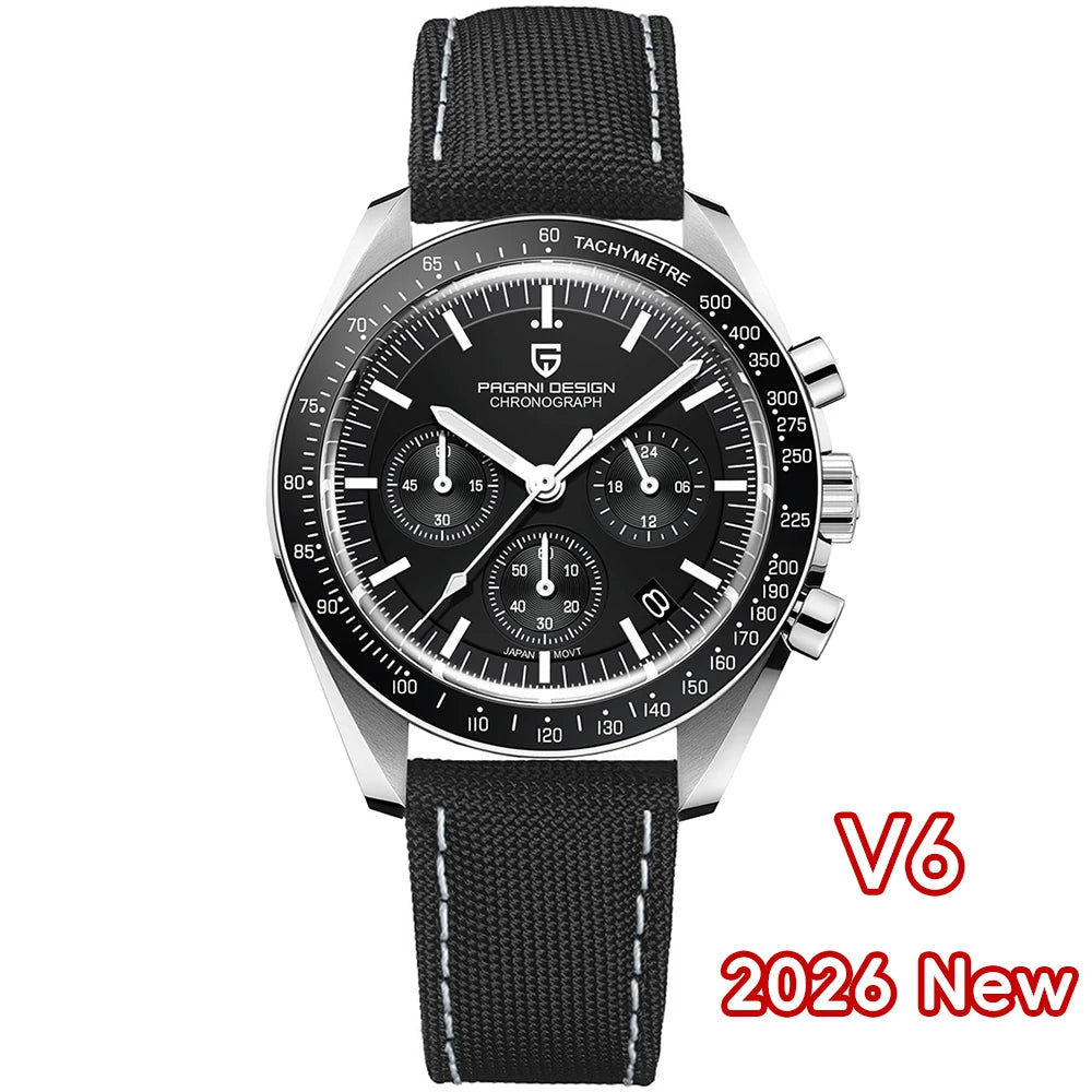 Pagani Design PD1701 Men's Sport Chronograph Quartz Watch 100M