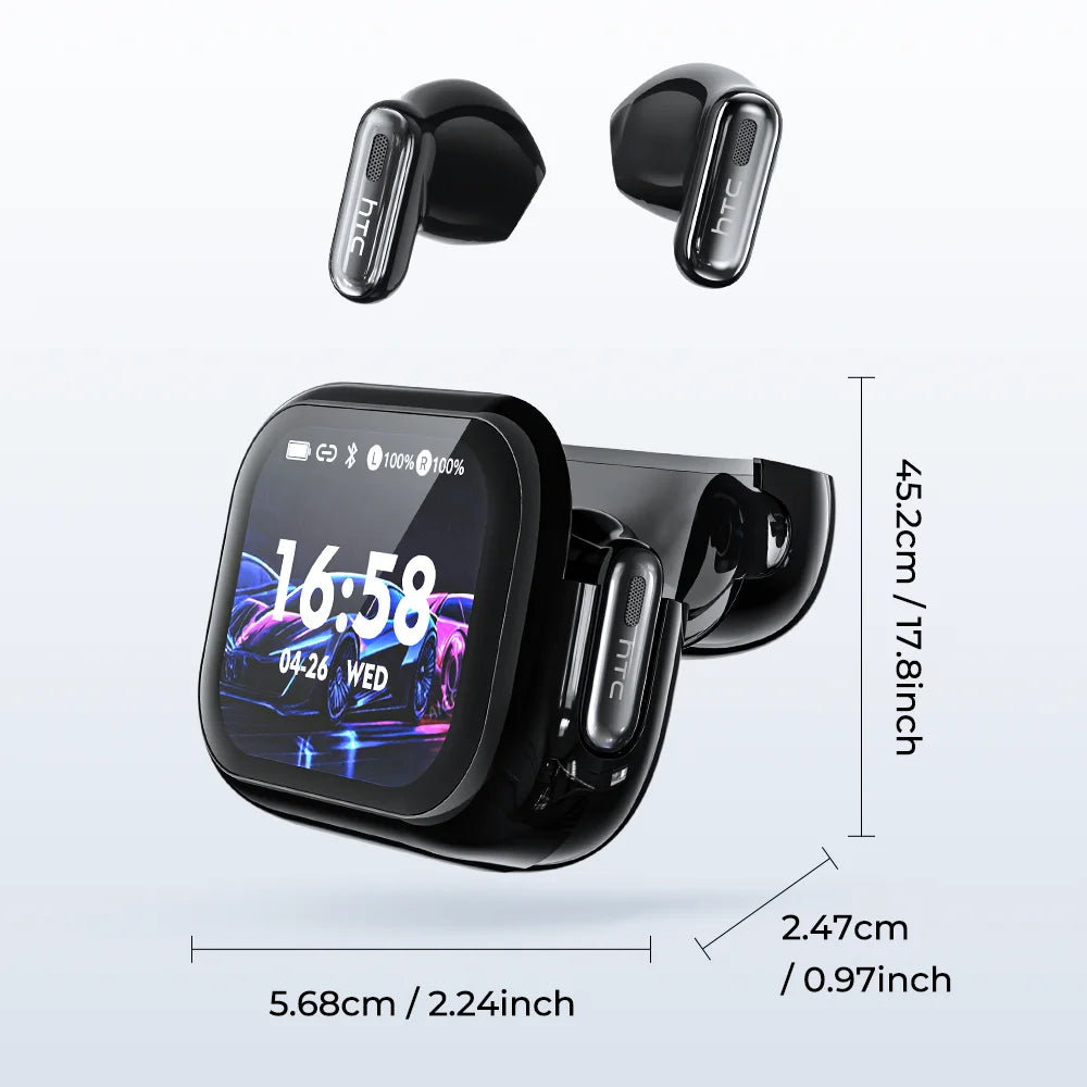 HTC NE68 Wireless Earphones Bluetooth Earbuds With Active Noise Cancellation