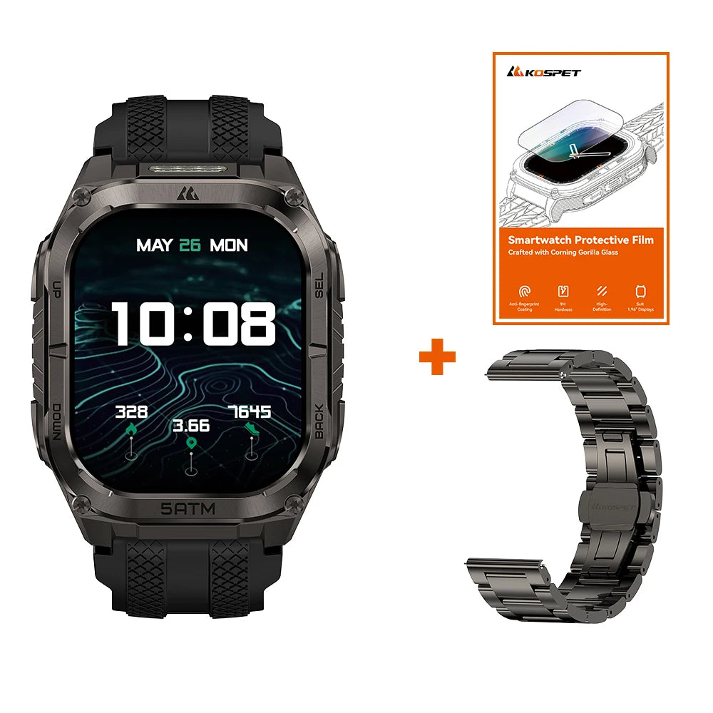 Kospet Tank M4C Rugged GPS Smartwatch