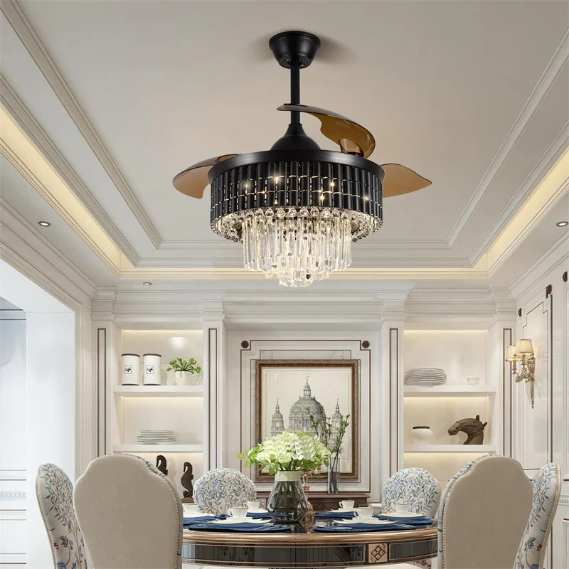 GreeLustr Intelligent LED Ceiling Fan Lights With Remote Control