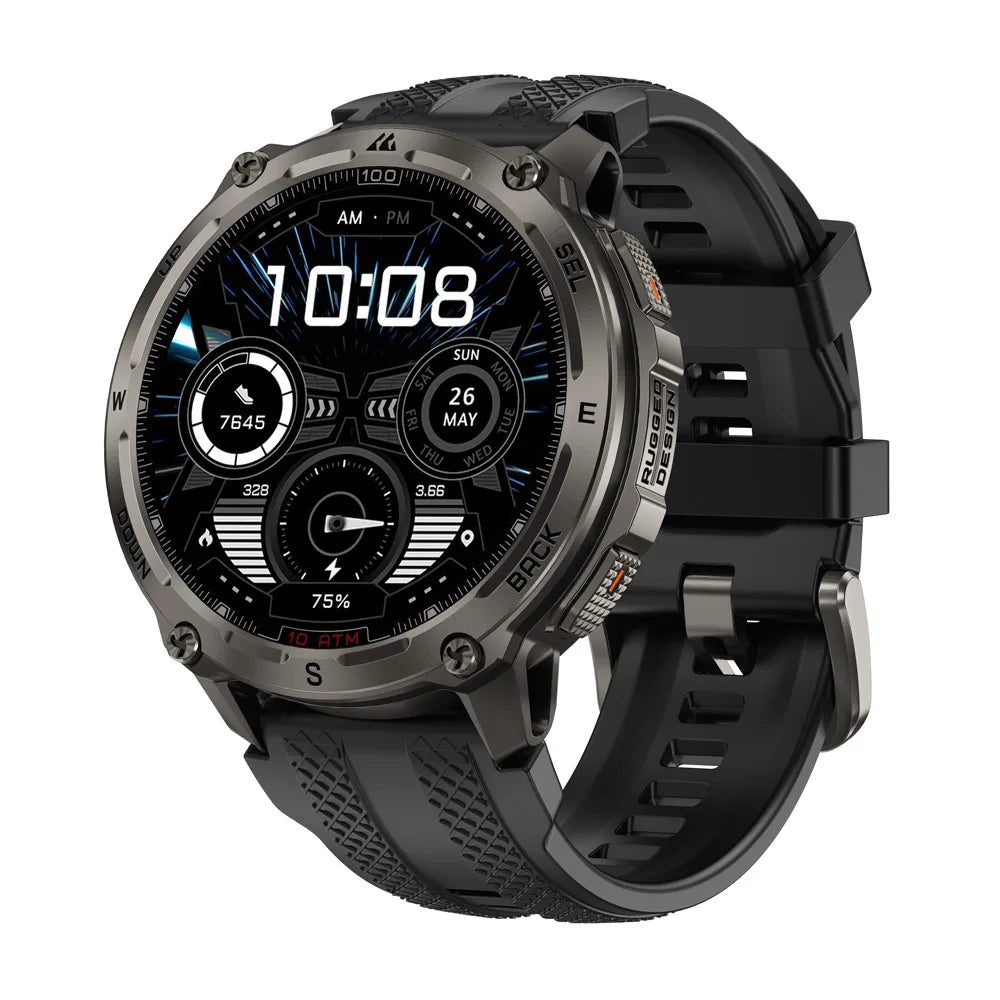 KOSPET Tank T4 Smart Watch For Men GPS HeartRate 10ATM