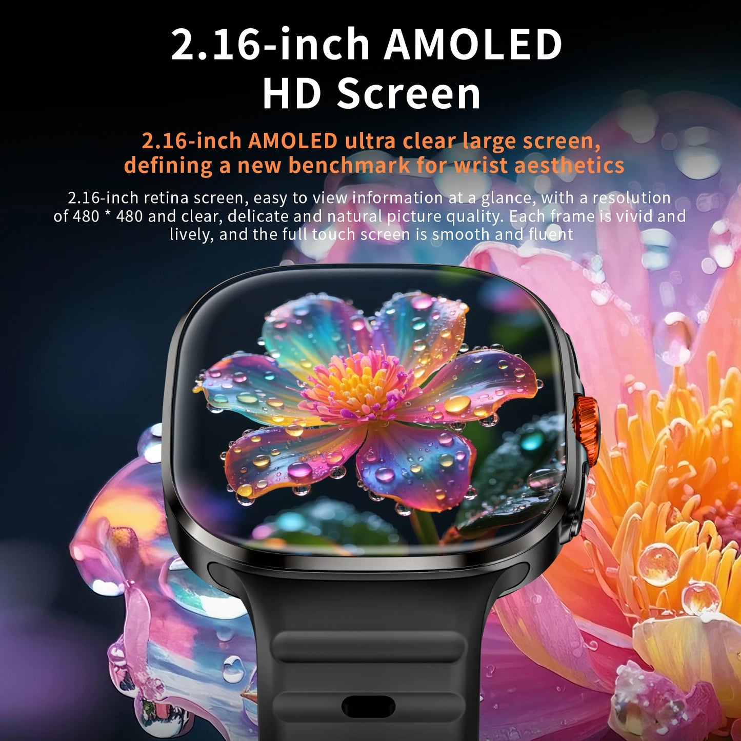 LOKMAT APPLLP 6 MAX Android AMOLED Smartwatch AI Translation