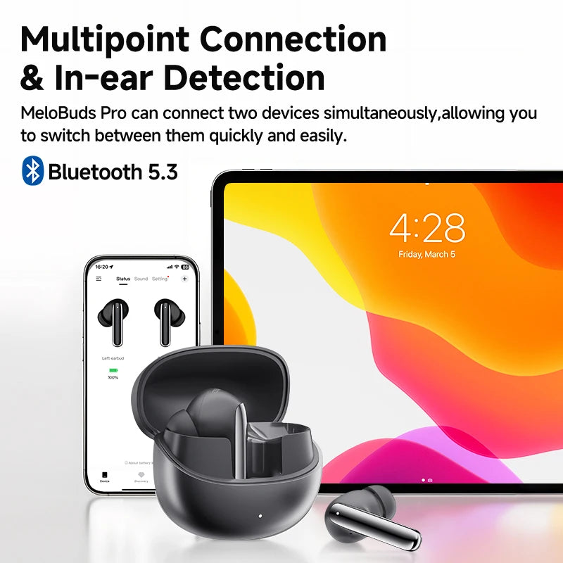 QCY MeloBuds Pro ANC Bluetooth Earphones With LDAC