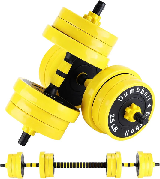HiMISS 2in1 Adjustable Dumbbell Set For Home Gym And Training