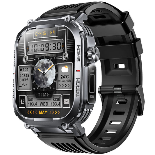 LaNikar Smart Watch Men 3ATM Waterproof Compass And Heart Rate