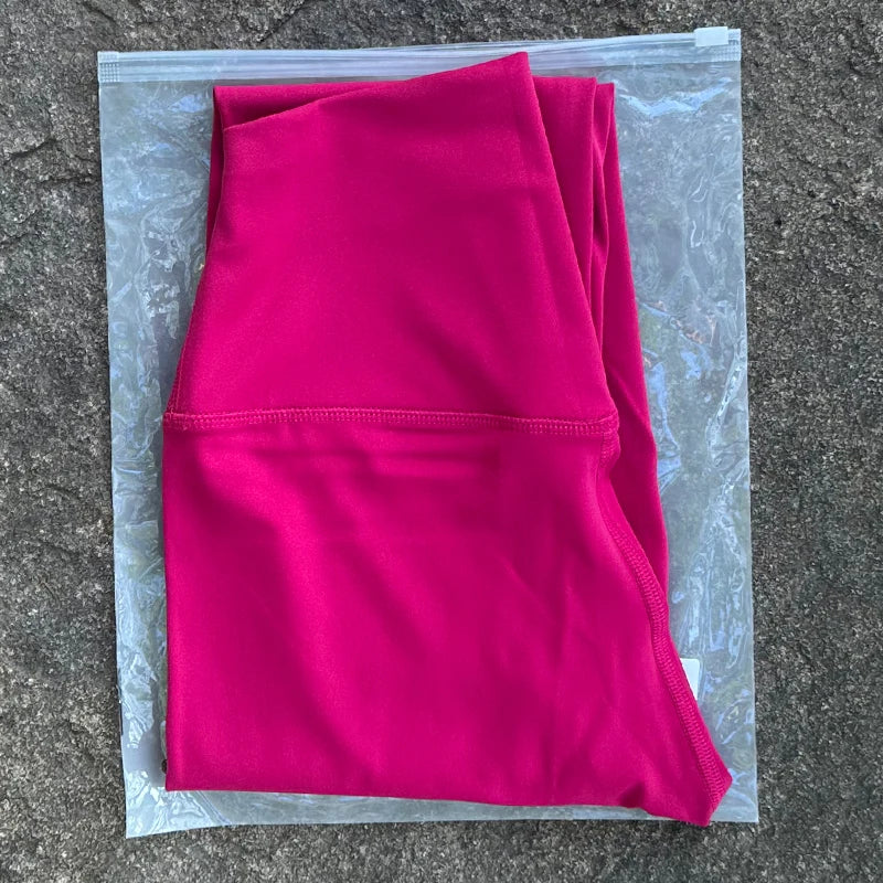 Women High Waist Yoga Leggings Breathable Nylon Tights