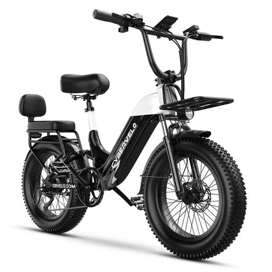 Cybervelo Long Range Electric Commuter Bicycle Featuring Seven Speeds
