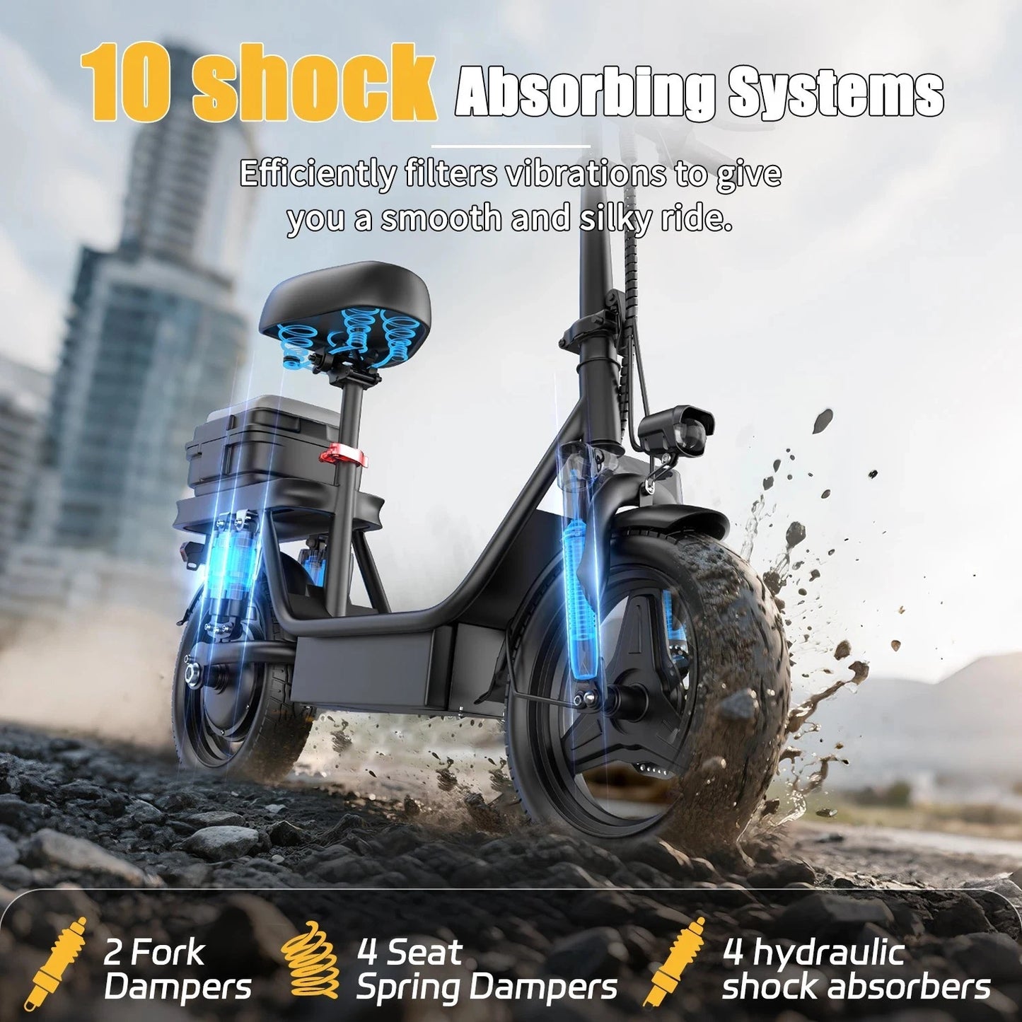 UPlee GQ8 Folding Electric Bike 250W Motor Urban Commuter Ready