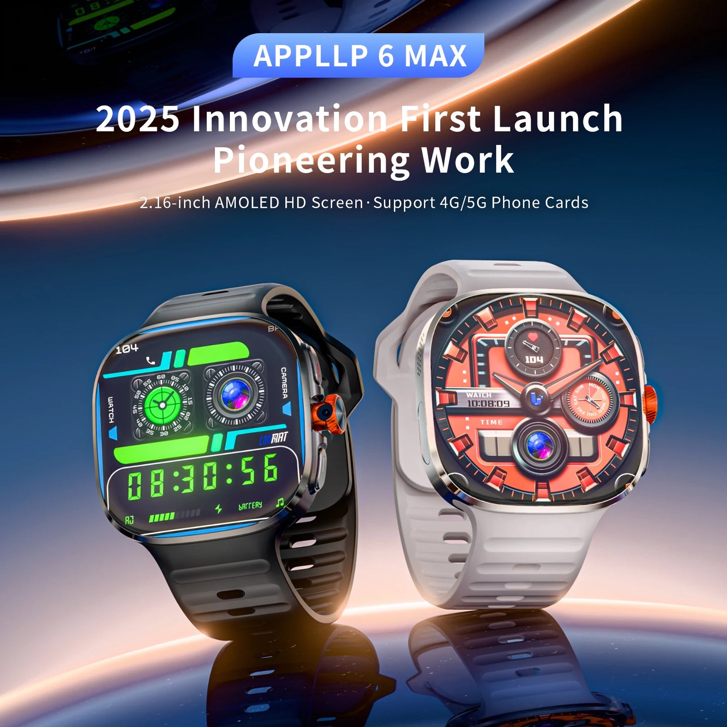 LOKMAT APPLLP 6 MAX Android AMOLED Smartwatch AI Translation