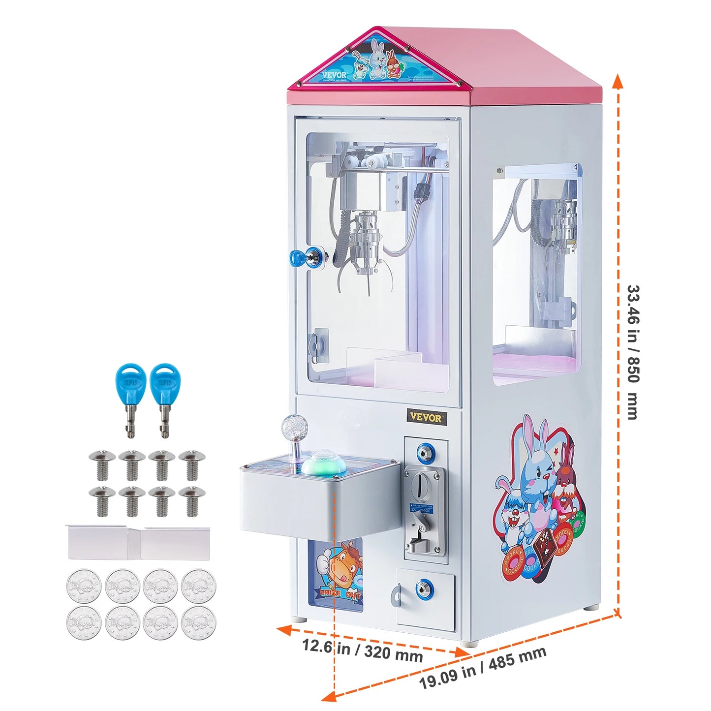 SucceBuy Claw Machine With Precision Grip Arcade Prize