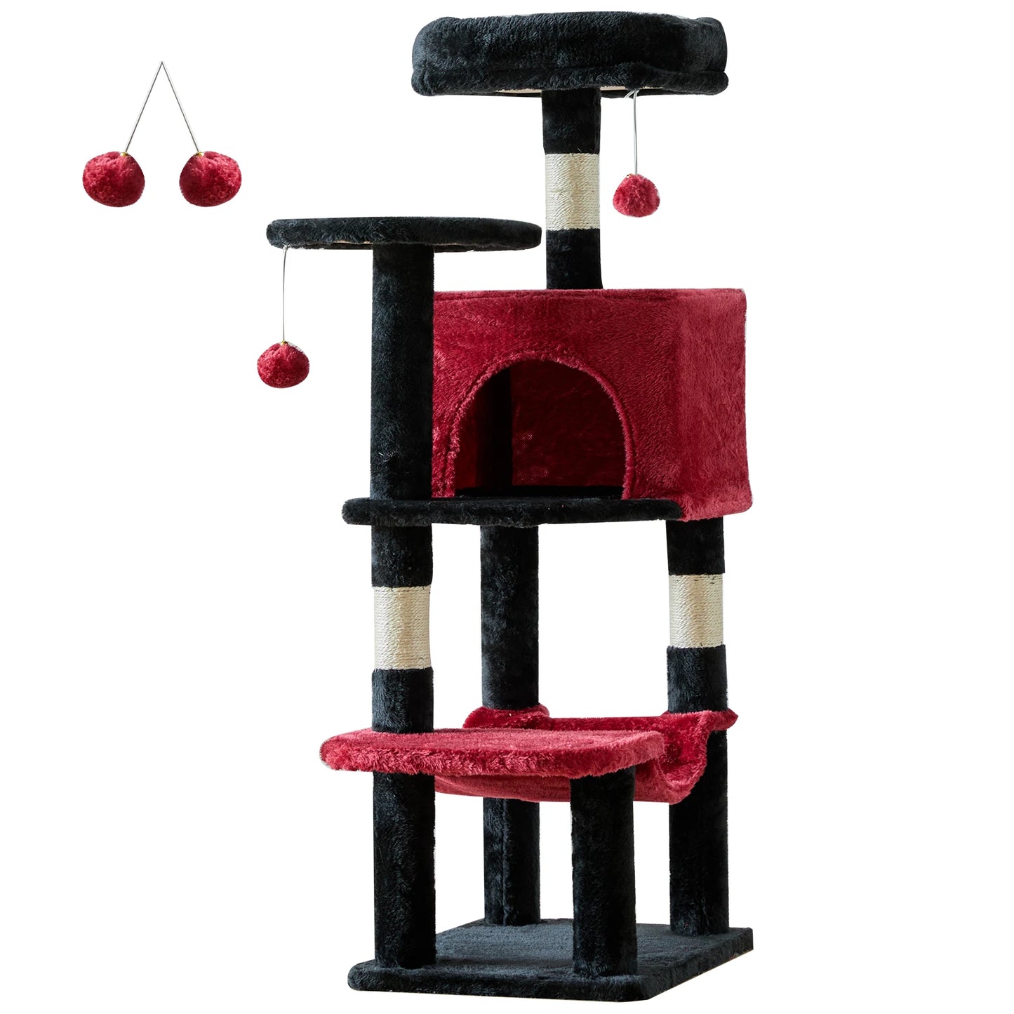 JHKCN Cat Tree Tall Climbing Tower For Indoor Cats