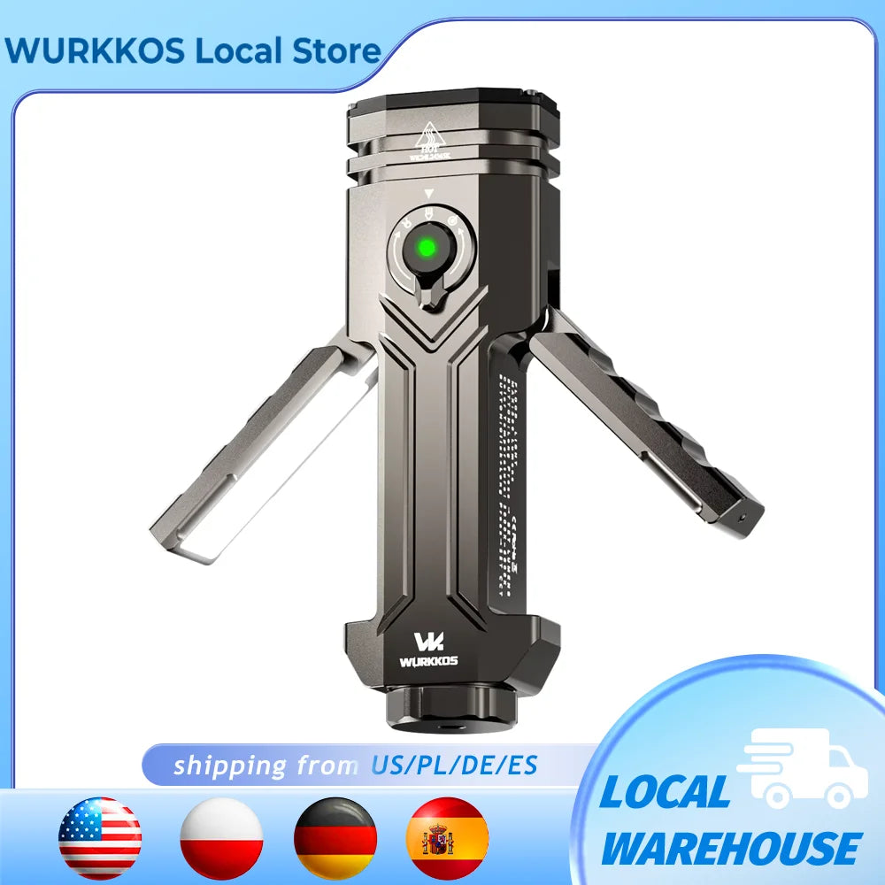 Wurkkos HD02 LED Camping Lamp With Rechargeable Battery