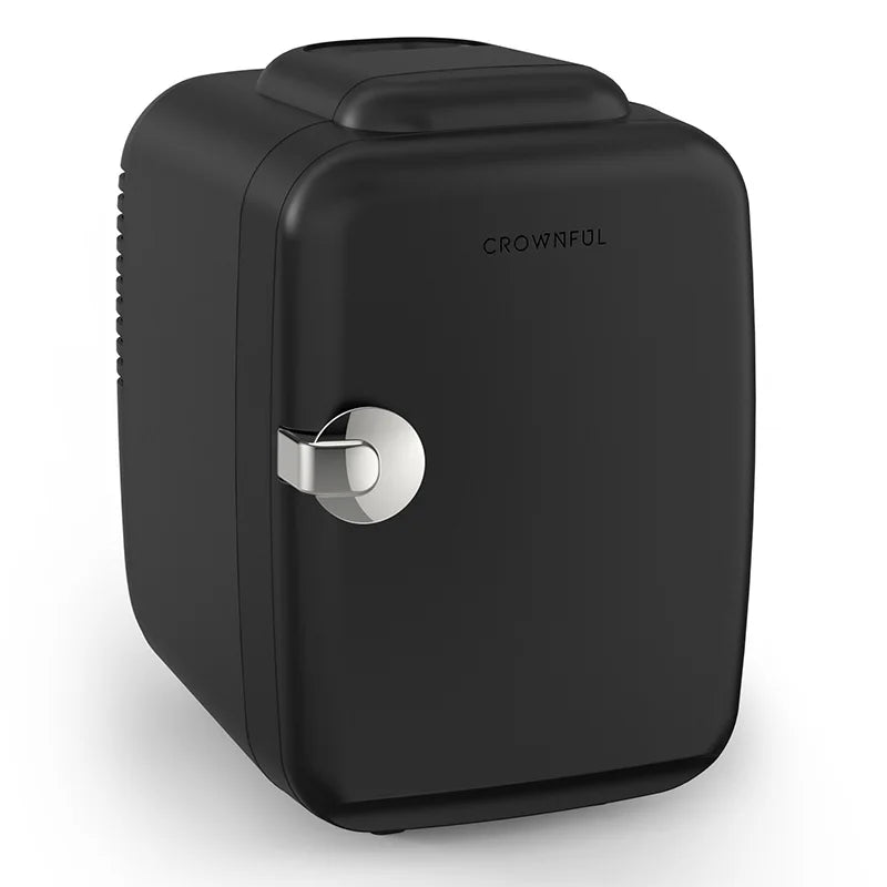 Crownful Mini Fridge Dual Voltage Beauty Skincare Refrigerator Car