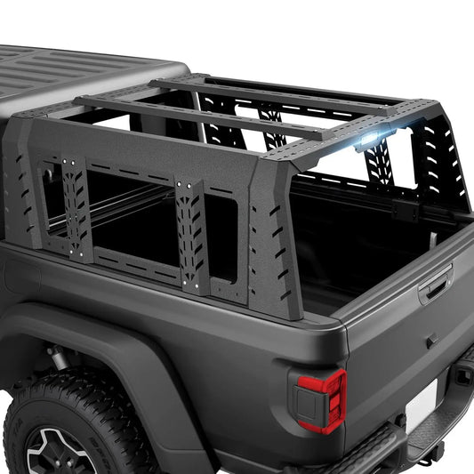 NONEEU Overland Bed Rack With LED Light