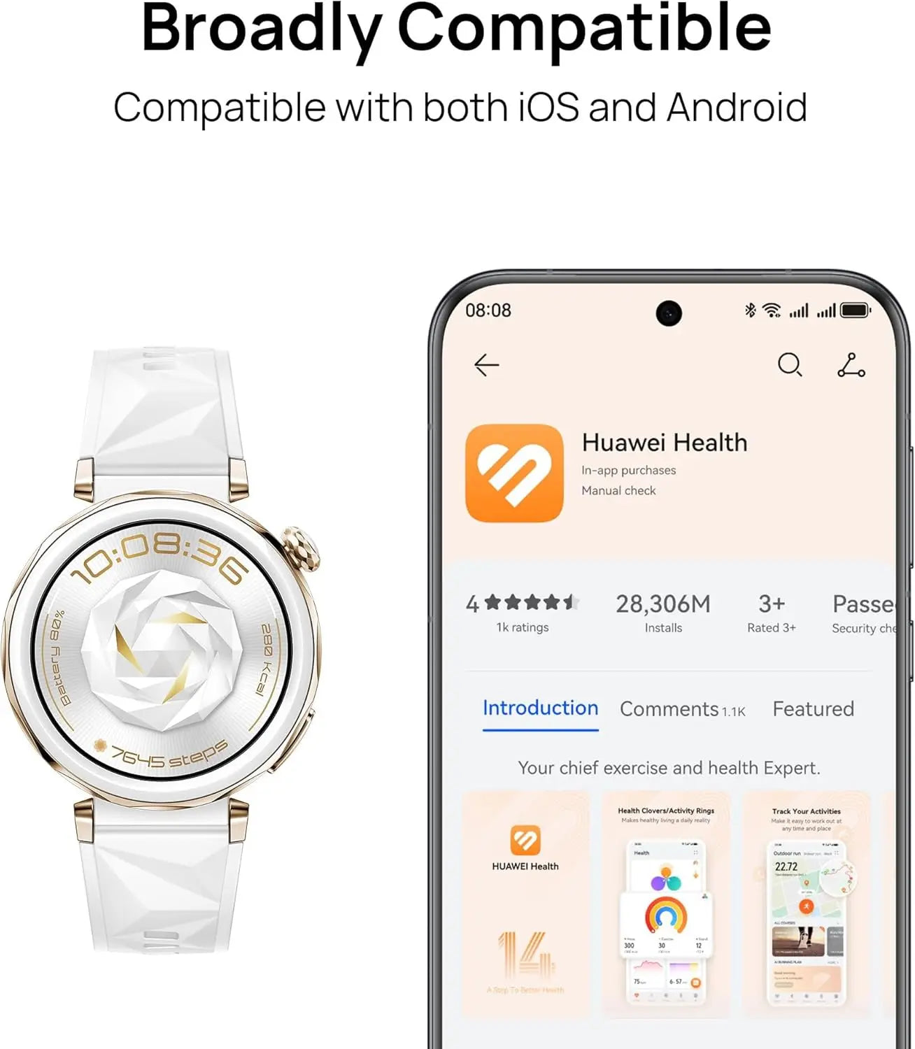 Huawei Watch GT 5 Pro Smartwatch with Pro Sports Tracking