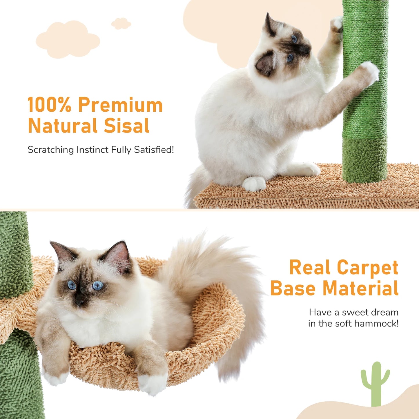 PAWZ Road Cat Tree 5-Tier Floor To Ceiling Indoor Climbing Tower