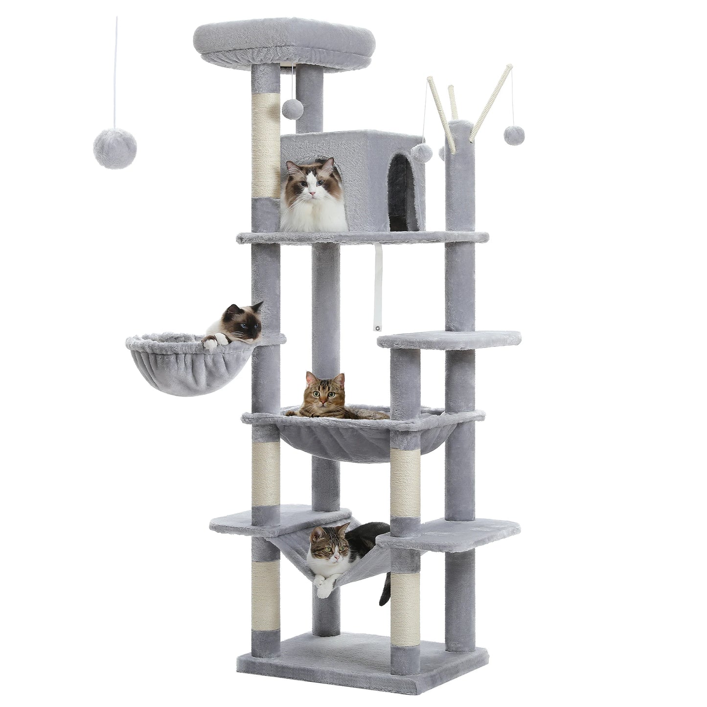PAWZ Road Cat Tree Tower For Indoor Cats Multi Level