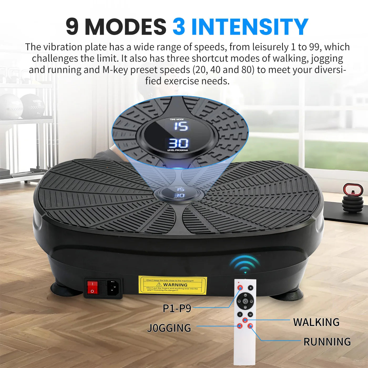 Vibration Plate Exercise Machine For Whole Body Workout And Firming