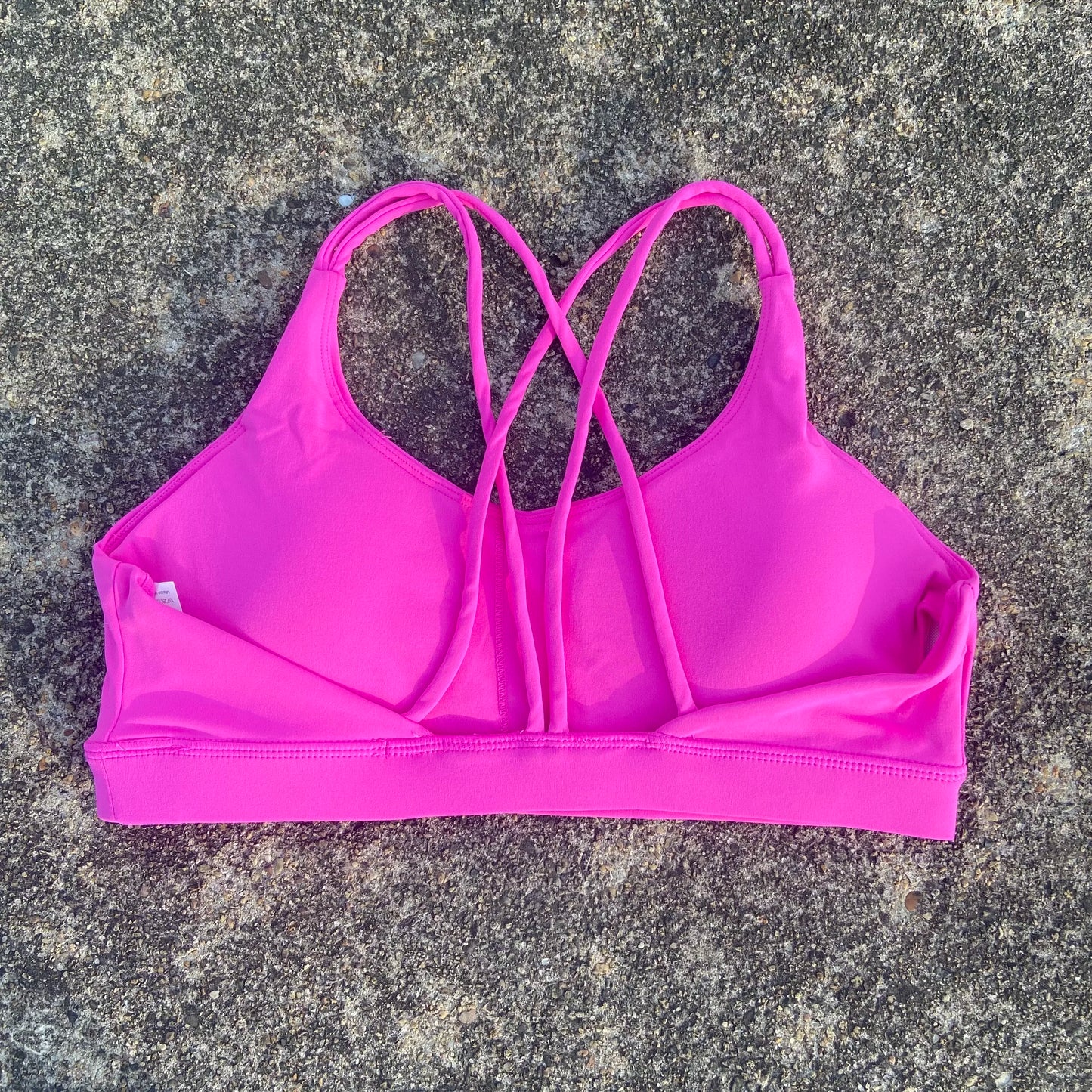Breathable Women Cross Sports Bra With Chest Pad For Yoga