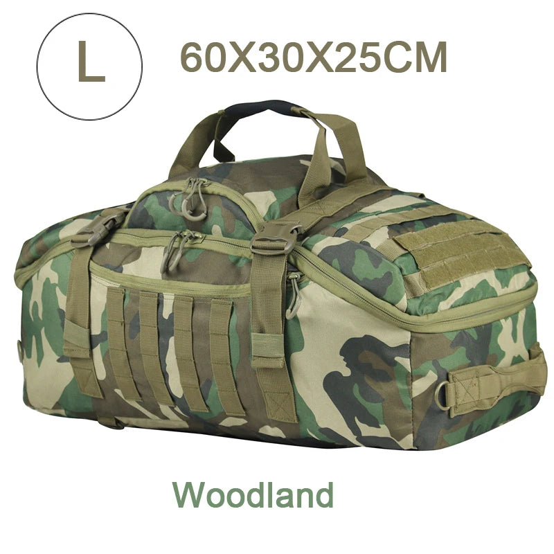 LQARMY Outdoor Mountaineering Backpack Molle Tactical Hiking Bag