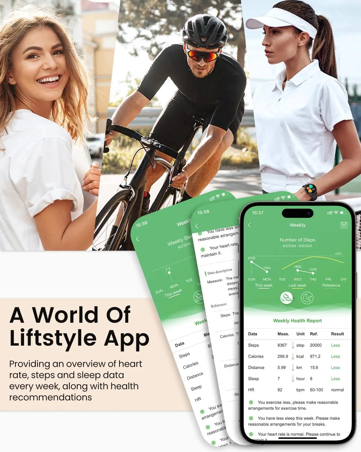 AnyloopCa Smartwatch For Women With Health Tracking And Calls