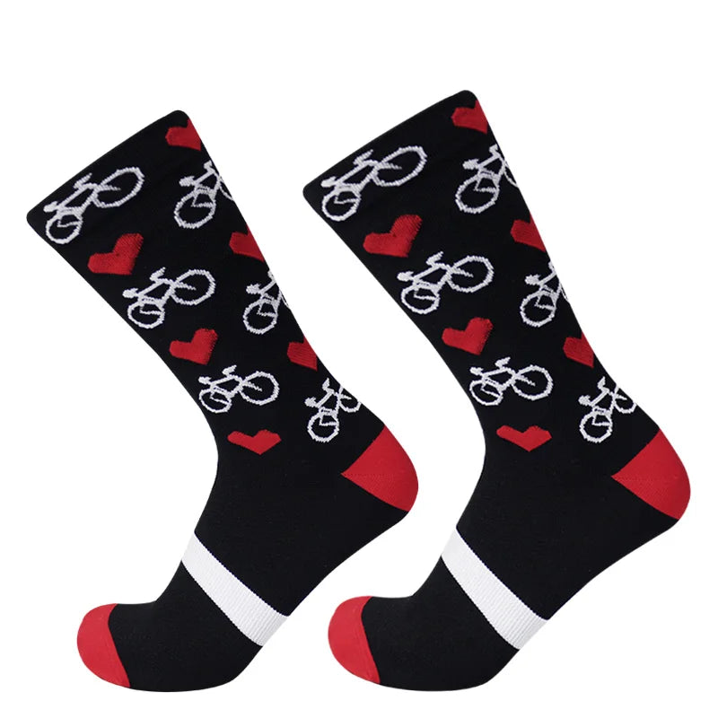 NONECN Compression Cycling Socks Unisex For Road Bike And Running