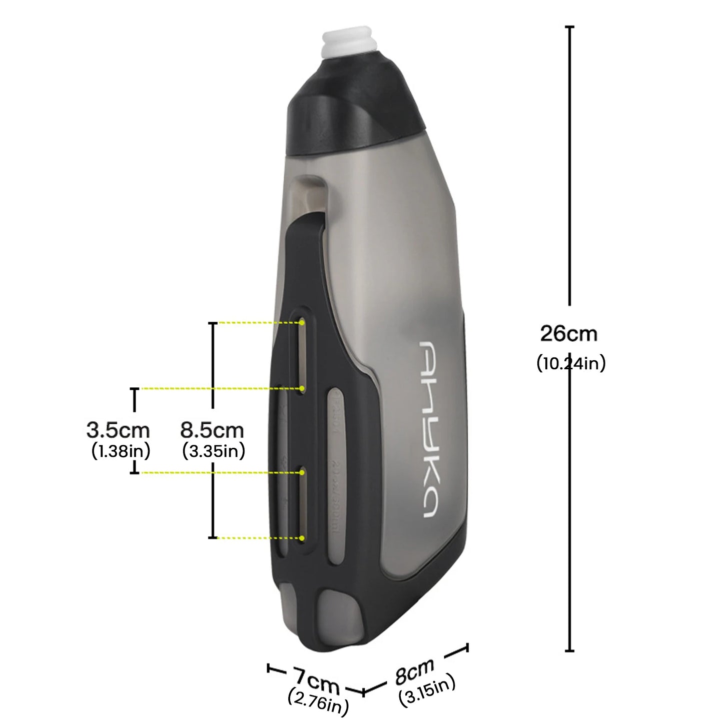 APWIKOGER Bicycle Aerodynamic Water Bottle Bracket Set Direct Jet Spout