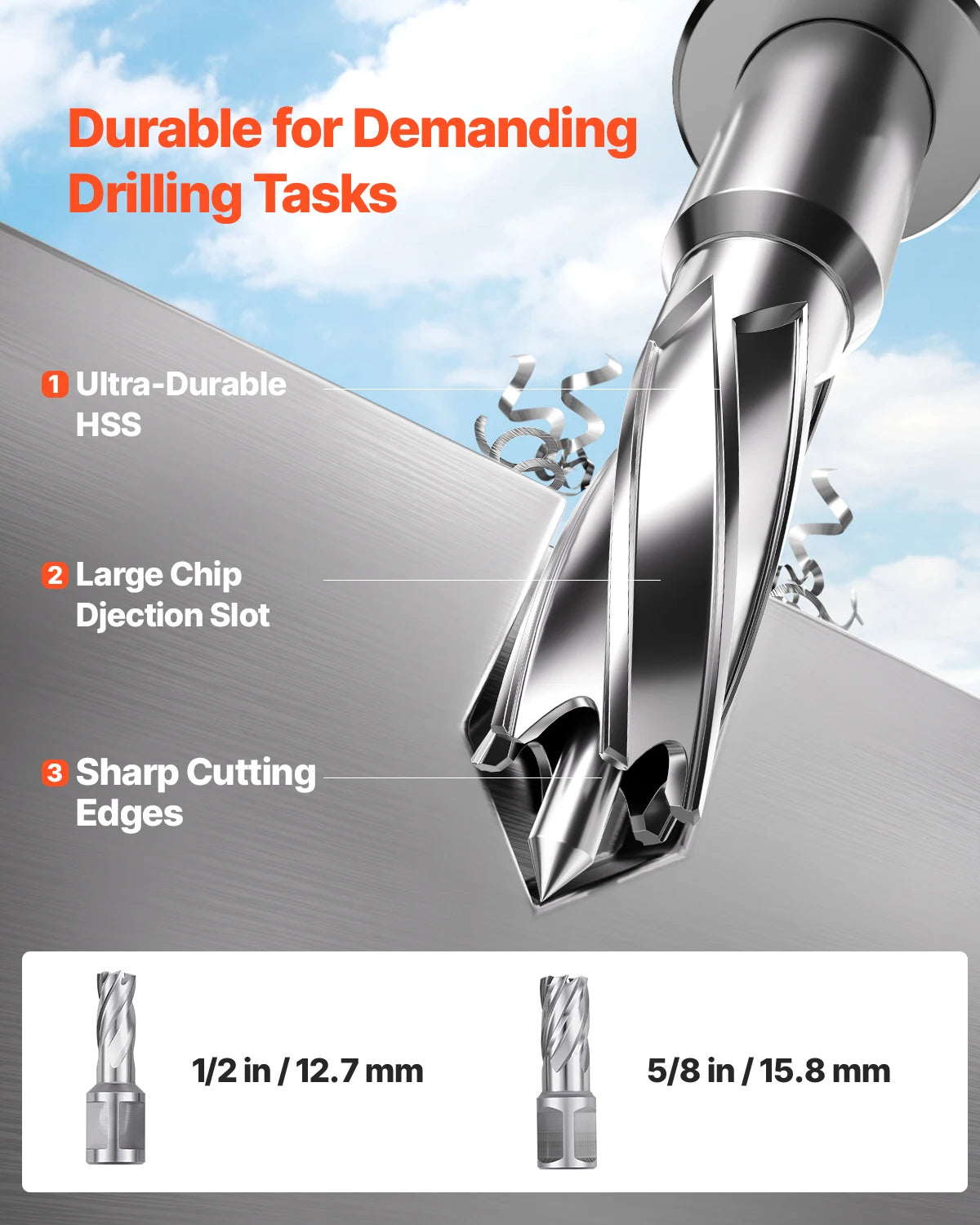 SucceBuy Magnetic Drill 1450W Portable Variable Speed Drilling Machine