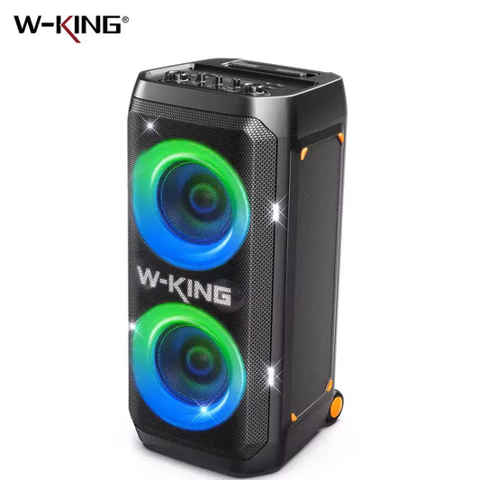 W-King T12 Portable Bluetooth Speaker Pro Sound and Light Show
