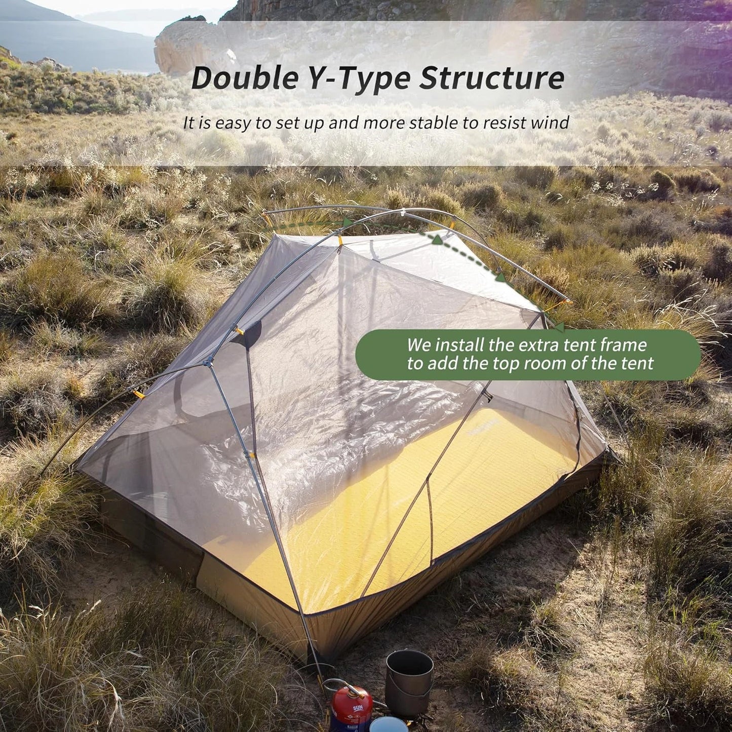 Naturehike Mongar Two Person Tent Ultralight Waterproof Camping