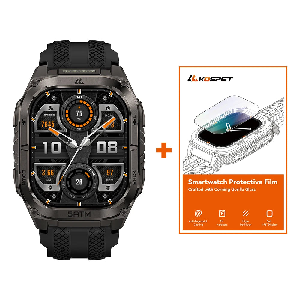 Kospet Tank M4C Rugged GPS Smartwatch