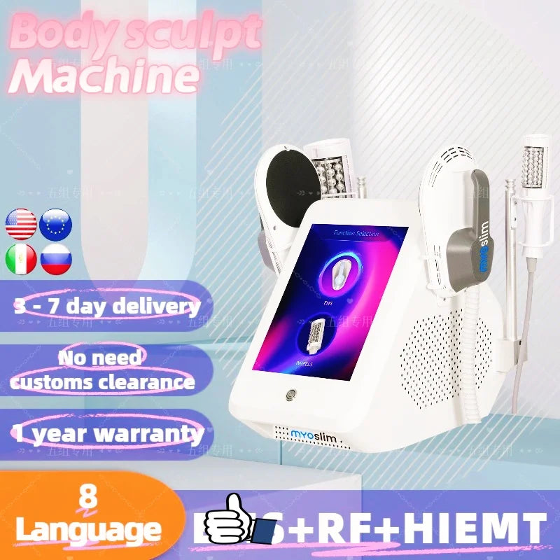Emszero EMS Body Sculpt Machine With Vacuum Therapy
