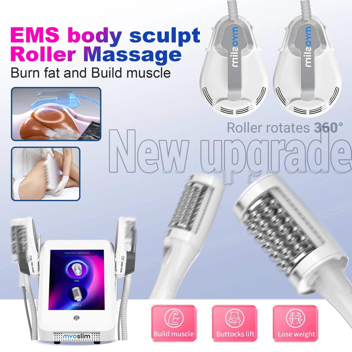 Emszero EMS Body Sculpt Machine With Vacuum Therapy