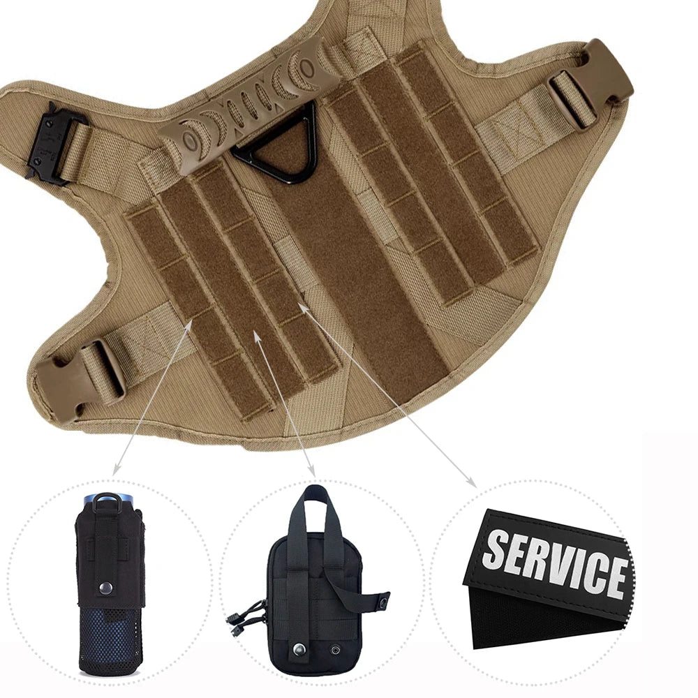 PETRAVELCN Dog Harness Vest And Leash Set For Training And Walking