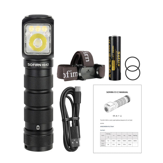 Sofirn HS42 Headlamp 2100lm USB C Rechargeable Power Bank