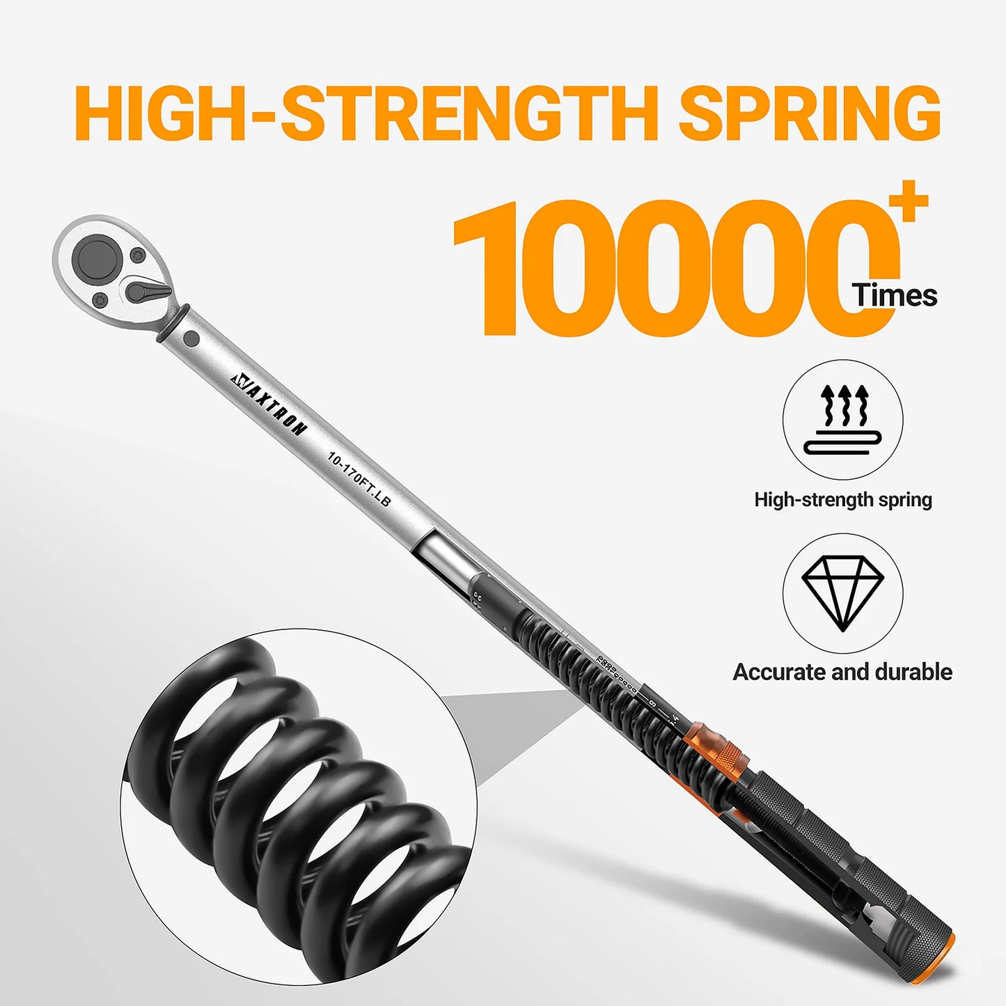 Waxtron Torque Wrench 1 To 220 Nm Precision Drive 1/4 3/8 1/2