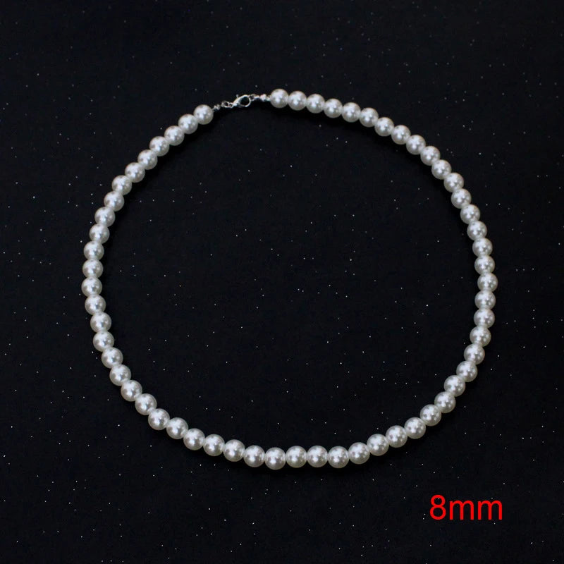Elegant Pearl Choker Necklace For Women And Men Wedding