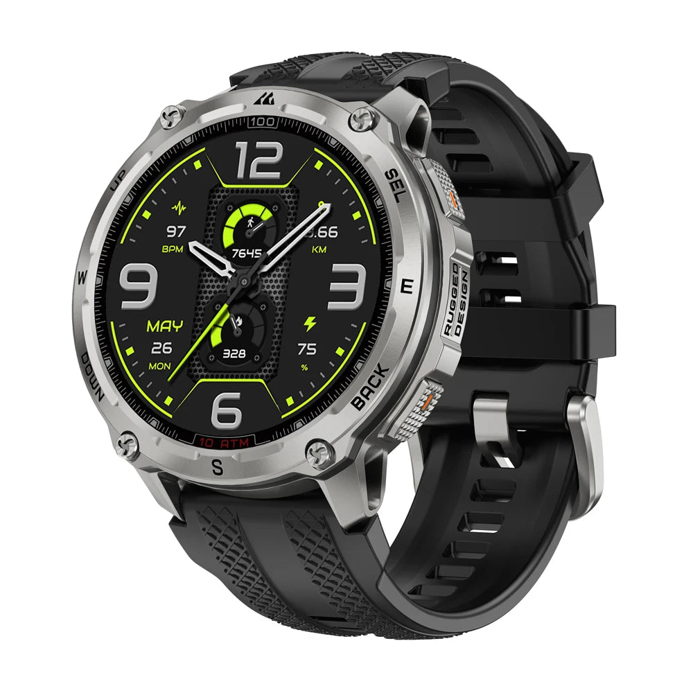 KOSPET Tank T4 Smart Watch For Men GPS HeartRate 10ATM