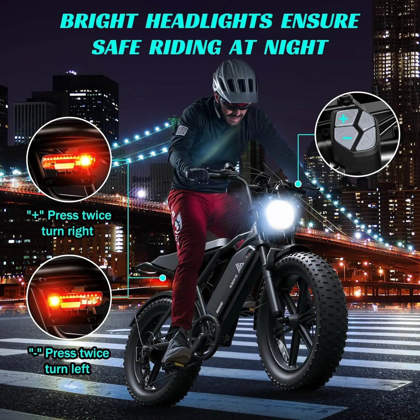 TST R002S 1500W Electric Bike For All Terrains Performance