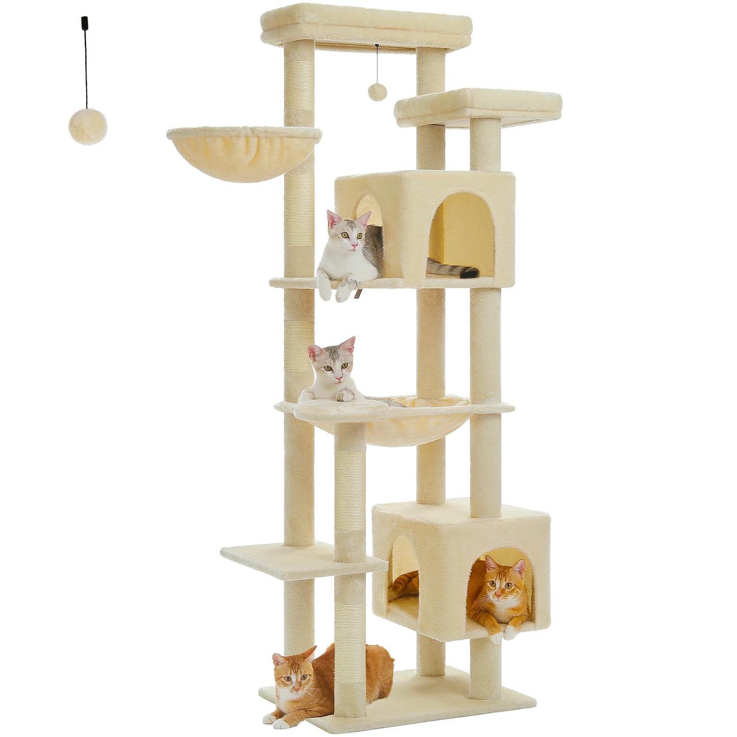 PAWZ Road Cat Tree Tower For Indoor Cats Multi Level