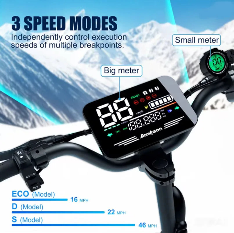 Arwibon 5600W Dual Motor Electric Scooter With Folding Seat