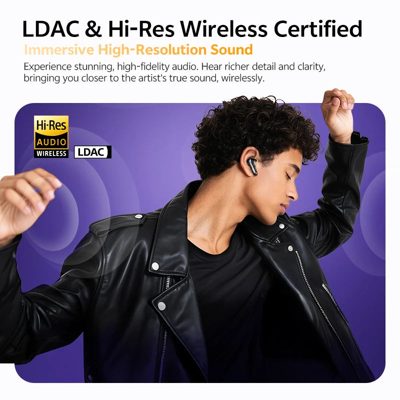 QCY HT18 MeloBuds N70 Wireless Earphones With Adaptive Hybrid ANC LDAC