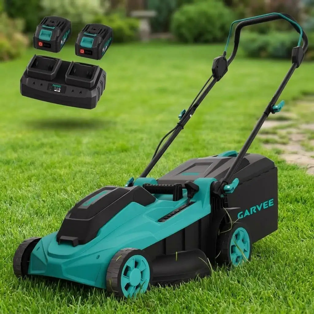 HiMISS 40V Cordless Lawn Mower With Dual Battery Pack