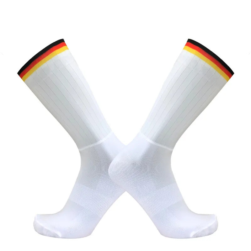 Whiteline Aero Anti Slip Silicone Summer Cycling Socks For Men