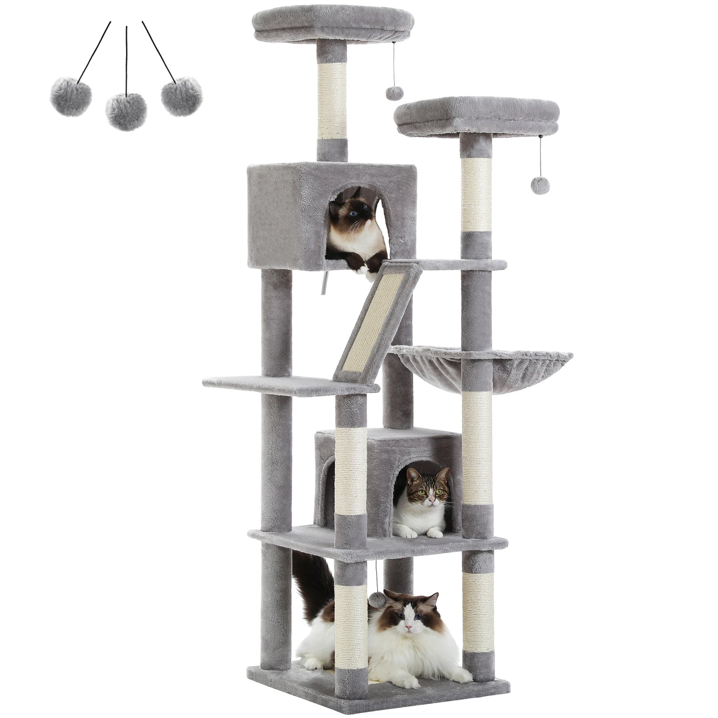 PAWZ Road Cat Tree Tower For Indoor Cats Multi Level