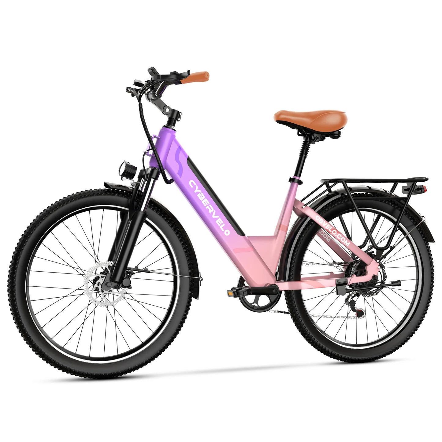 CYBERVELO EK2 Urban Commute Ebike 48V 1000W Peak Motor