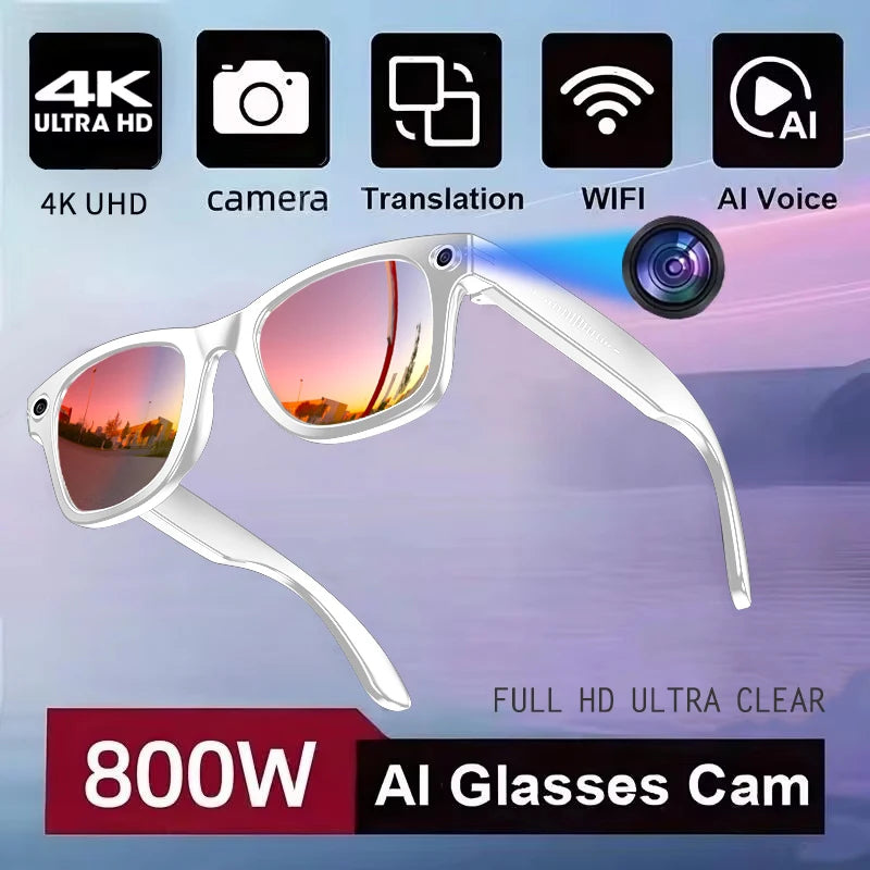 GUHUAVMI AI Glasses With Translation And Video Recording