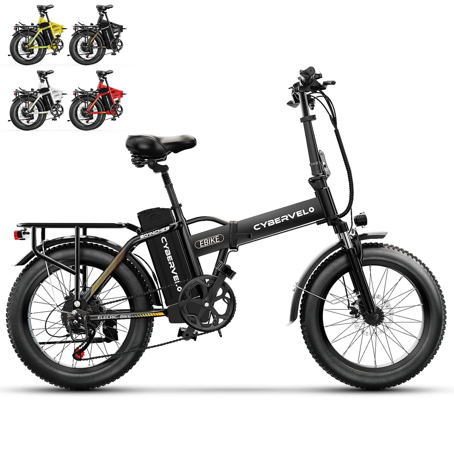CYBERVELO EK4 Electric Folding Bike 1000W 48V 20Ah Ebike